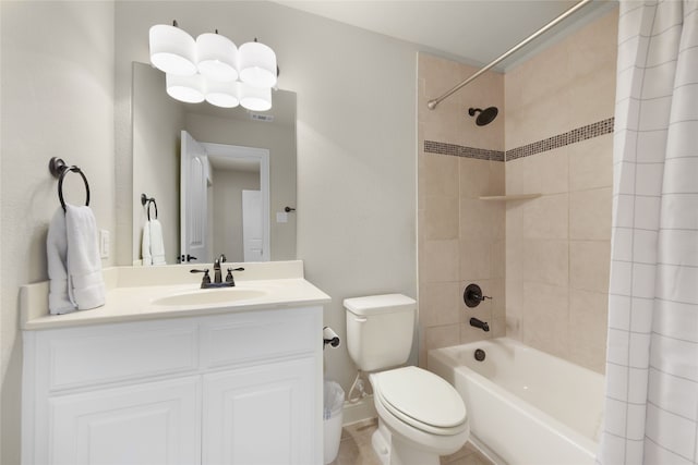 215 Dominion Dr, Wylie, TX 75098 - full bathroom featuring shower / bath combo with shower curtain, toilet, and vanity