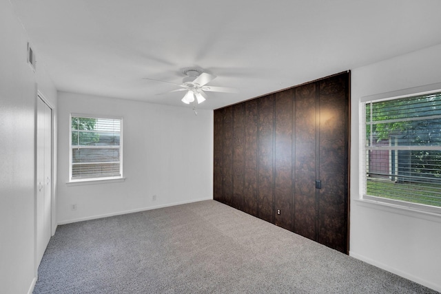 510 Allen Ave, Duncanville, TX 75137 - carpeted spare room featuring ceiling fan and baseboards