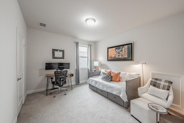 3723 Birch Wood Ct, Northlake, TX 76226 - carpeted bedroom with an office area and baseboards
