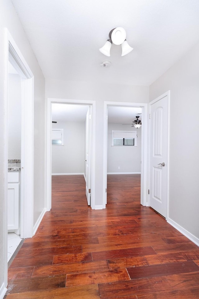 2103 S High St, Brady, TX 76825 - hall featuring wood finished floors and baseboards
