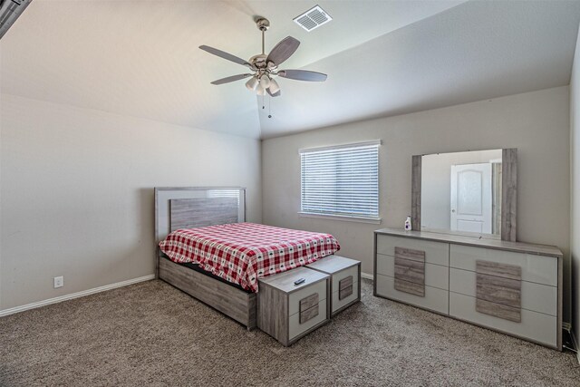 3001 Spring Ct, Midlothian, TX 76065 - bedroom with light carpet, baseboards, and ceiling fan
