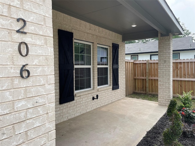 206 E Birch St, Campbell, TX 75422 - view of patio featuring fence