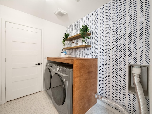 445 Melrose Dr, Richardson, TX 75080 - laundry area featuring washer and dryer