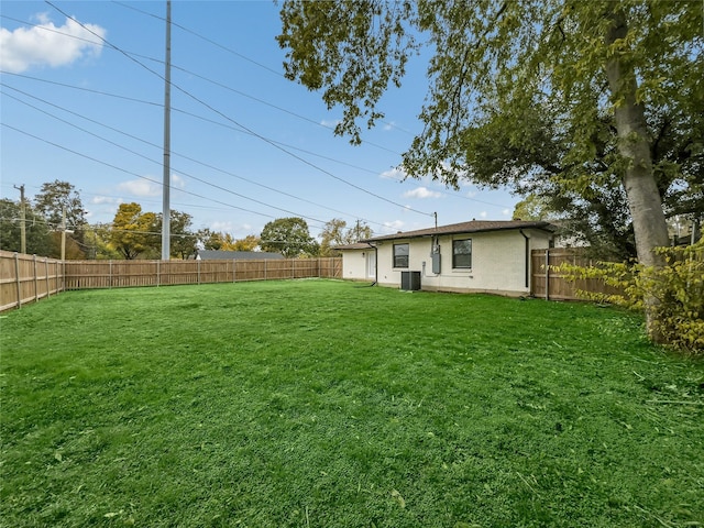 445 Melrose Dr, Richardson, TX 75080 - view of yard featuring central air condition unit