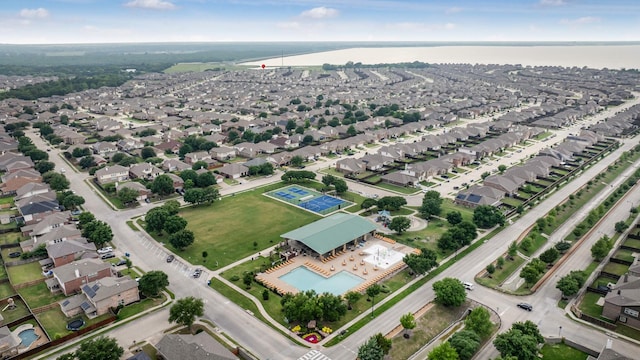 1802 Arcola Ct, Forney, TX 75126 - view of property location with a nearby body of water and a pool area