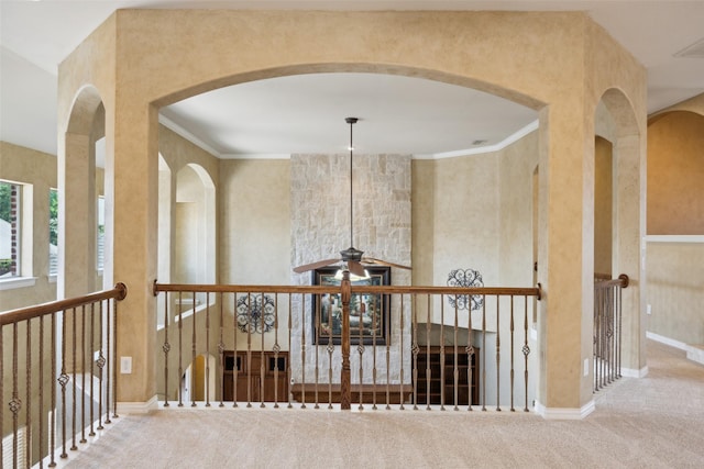 1270 Timber Ln, Frisco, TX 75036 - corridor featuring carpet floors