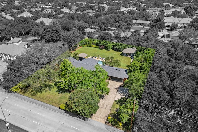 4549 Walnut Hill Ln, Dallas, TX 75229 - aerial perspective of suburban area