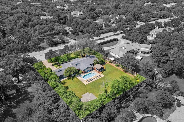 4549 Walnut Hill Ln, Dallas, TX 75229 - aerial view of a pool area