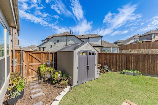 3942 Oak Crk, Denison, TX 75020 - view of shed with a gate and a residential view
