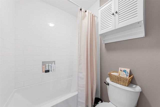 8400 Hickory St Unit 103, Frisco, TX 75034 - bathroom with toilet and shower / bathtub combination with curtain