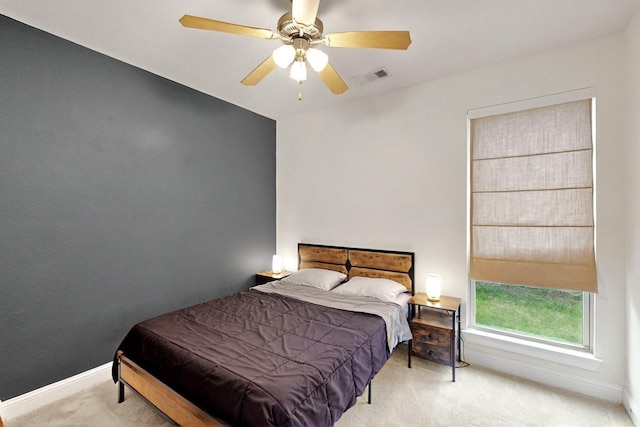 3716 Alder Dr, Mckinney, TX 75071 - carpeted bedroom featuring a ceiling fan and baseboards
