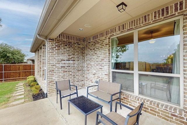 3716 Alder Dr, Mckinney, TX 75071 - view of patio with fence
