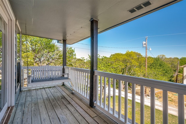 1096 Cedar Oak Dr, Pottsboro, TX 75076 - view of wooden deck