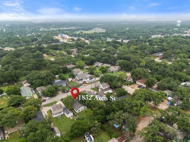 1832 Arch St, Fort Worth, TX 76105 - aerial view of property and surrounding area featuring nearby suburban area