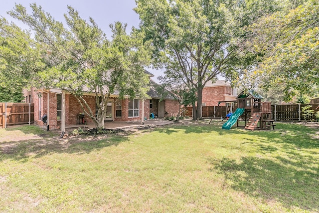 415 Saddle Tree Trl, Coppell, TX 75019 - view of yard with a playground