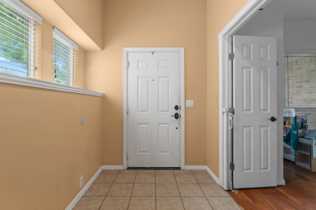 632 Shotwell St, Crowley, TX 76036 - foyer featuring baseboards and light tile patterned floors
