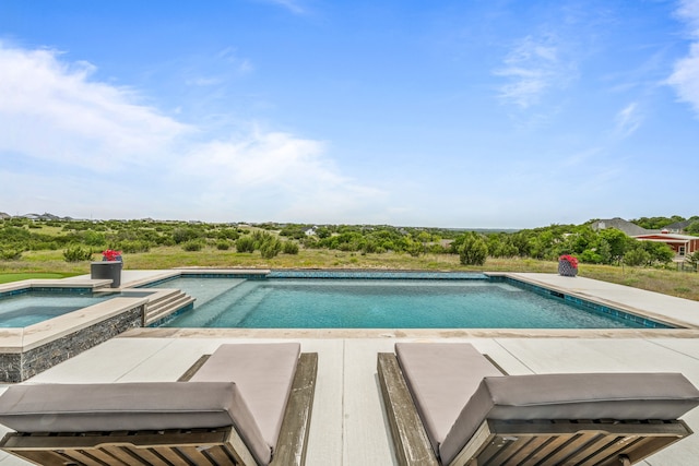 5219 Old Dennis Rd, Weatherford, TX 76087 - outdoor pool featuring an in-ground hot tub