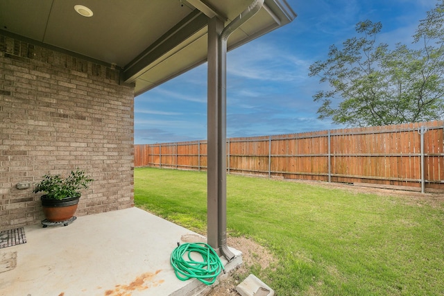 136 Wagon Mound, Waxahachie, TX 75167 - view of yard with a patio area