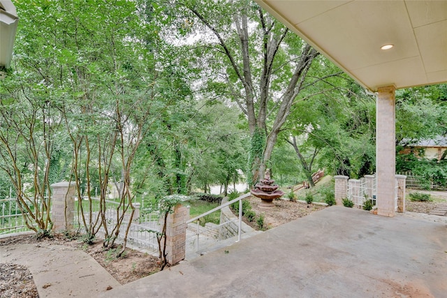 7712 Ravenswood Rd, Granbury, TX 76049 - view of patio / terrace featuring fence