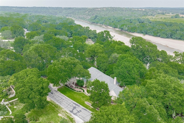 7712 Ravenswood Rd, Granbury, TX 76049 - drone / aerial view of a heavily wooded area