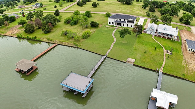 733 El Barco, Corsicana, TX 75109 - drone / aerial view of a nearby body of water