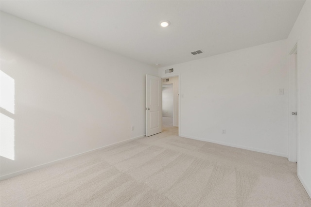 4213 Brindley Rd, Little Elm, TX 75068 - spare room with light colored carpet, baseboards, and recessed lighting