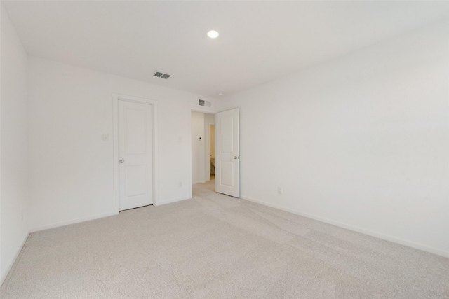 4213 Brindley Rd, Little Elm, TX 75068 - empty room with light colored carpet, baseboards, and recessed lighting