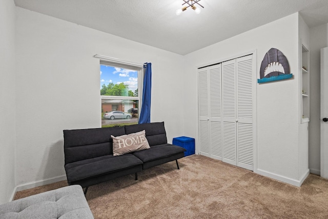 1807 W Belden St, Sherman, TX 75092 - sitting room featuring carpet and baseboards