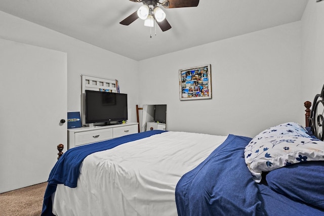 1807 W Belden St, Sherman, TX 75092 - carpeted bedroom with ceiling fan