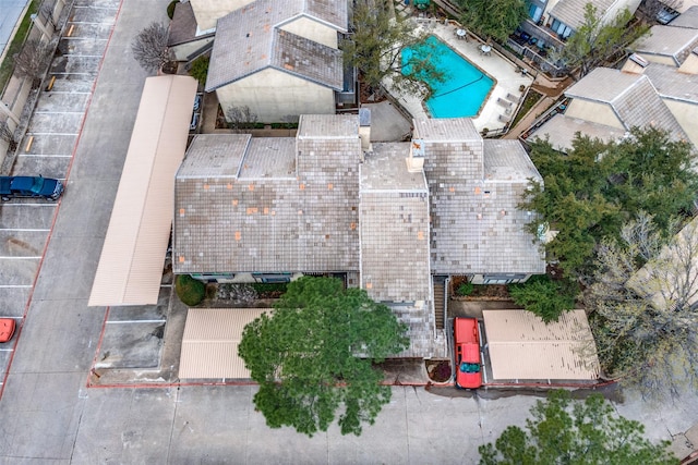 4559 N O Connor Rd Unit 2289, Irving, TX 75062 - aerial view of property and surrounding area with a pool