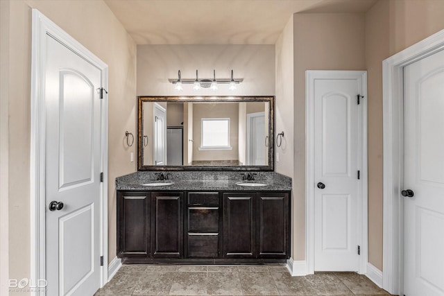 9214 Mykanos Trl, Shreveport, LA 71106 - full bath featuring baseboards and double vanity