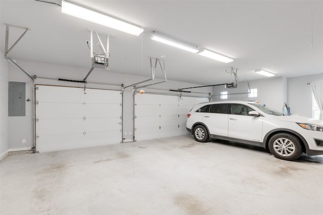 641 Hidden Pass, Royse City, TX 75189 - garage with electric panel and a garage door opener