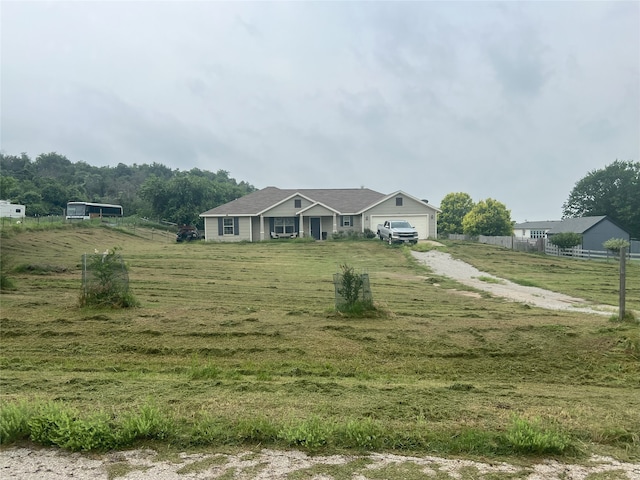 306 Valley Lake Ct, Springtown, TX 76082 - view of front of house featuring a view of rural / pastoral area