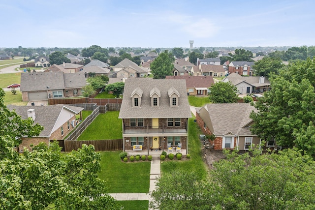 7502 Pacific Dr, Rowlett, TX 75088 - aerial perspective of suburban area