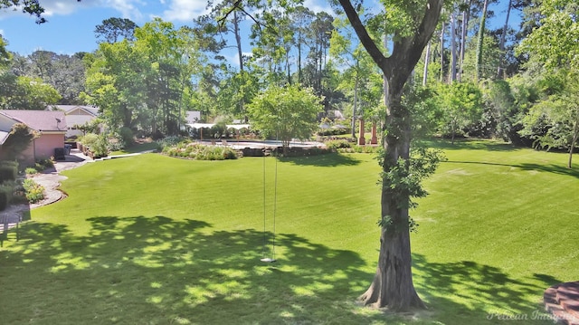 6706 Querbes Dr, Shreveport, LA 71106 - view of community with a lawn and view of scattered trees