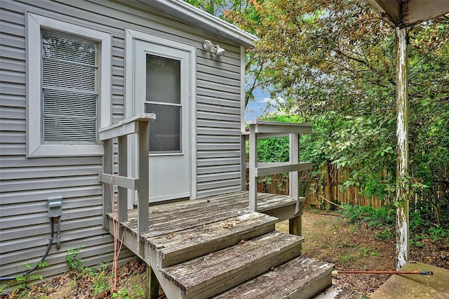225 N Binkley St, Sherman, TX 75092 - view of wooden deck