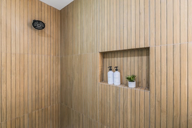 2505 Kelsey Dr, Plano, TX 75075 - bathroom view of tiled shower and a relaxing sauna