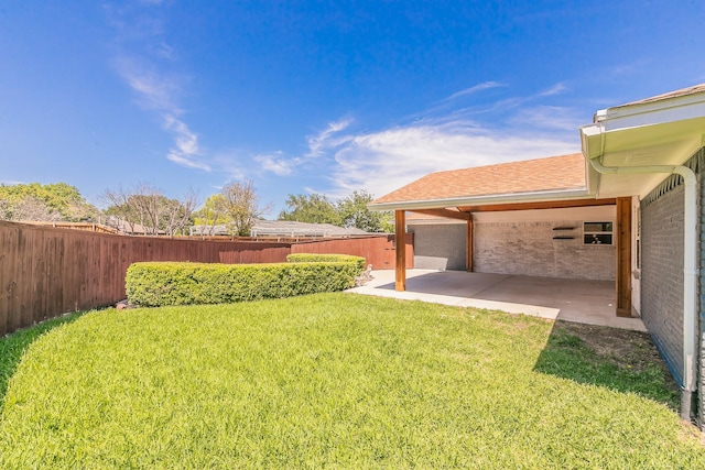 2505 Kelsey Dr, Plano, TX 75075 - view of yard with a patio area