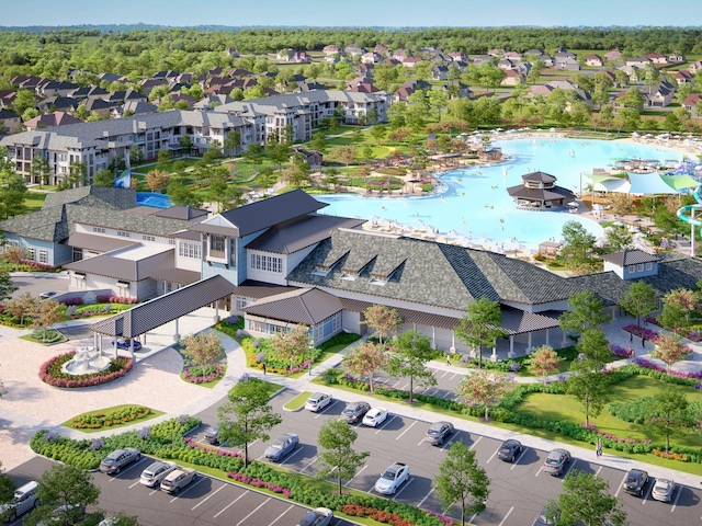 3010 Isla Ter, Princeton, TX 75407 - aerial perspective of suburban area with a pool area