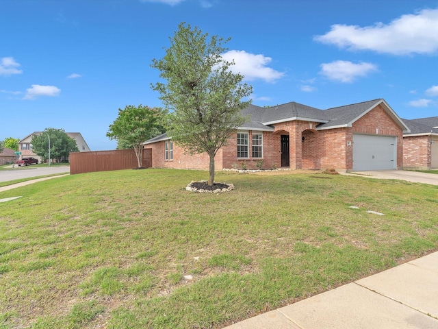 401 Iron Ore Trl, Fort Worth, TX 76131 - ranch-style house featuring brick siding, an attached garage, driveway, and a shingled roof
