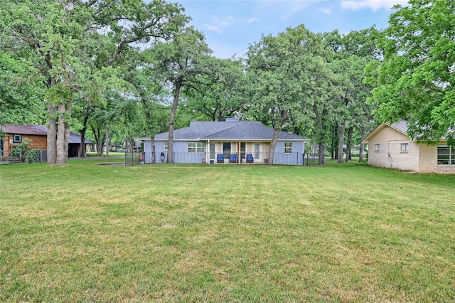 912 Kiowa Dr W, Lake Kiowa, TX 76240 - view of rear view of house
