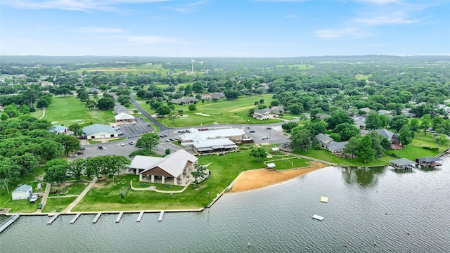 912 Kiowa Dr W, Lake Kiowa, TX 76240 - aerial view of a large body of water