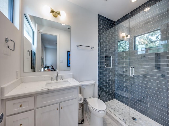 5019 Lark Ln, Dallas, TX 75209 - full bathroom with vanity and a shower stall