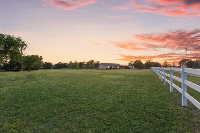 211 Partners Rd, Woodway, TX 76712 - yard at dusk featuring a rural view