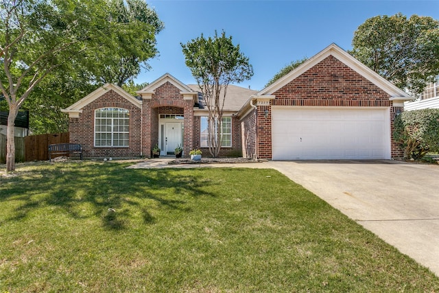 7209 Coventry Cir, North Richland Hills, TX 76182 - traditional-style home with brick siding, driveway, and a garage