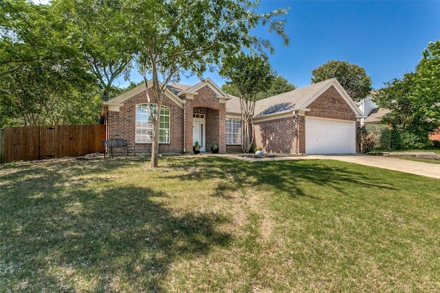 7209 Coventry Cir, North Richland Hills, TX 76182 - traditional-style house with brick siding, concrete driveway, and an attached garage