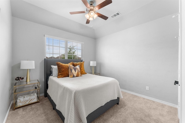 1412 Inks Dr, Desoto, TX 75115 - carpeted bedroom with baseboards and a ceiling fan
