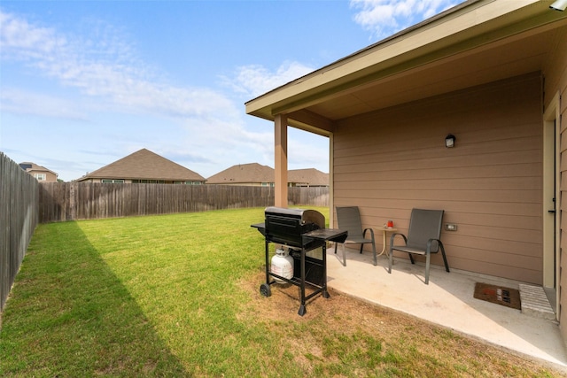 1412 Inks Dr, Desoto, TX 75115 - view of yard with a patio