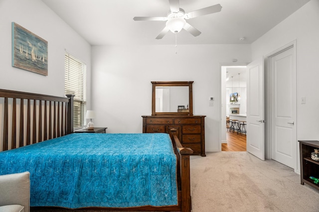 5415 Waterloo Dr, Sachse, TX 75048 - bedroom with light carpet and ceiling fan