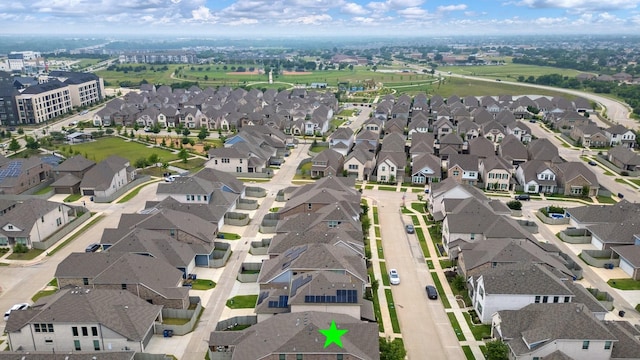 5415 Waterloo Dr, Sachse, TX 75048 - aerial overview of property's location with nearby suburban area